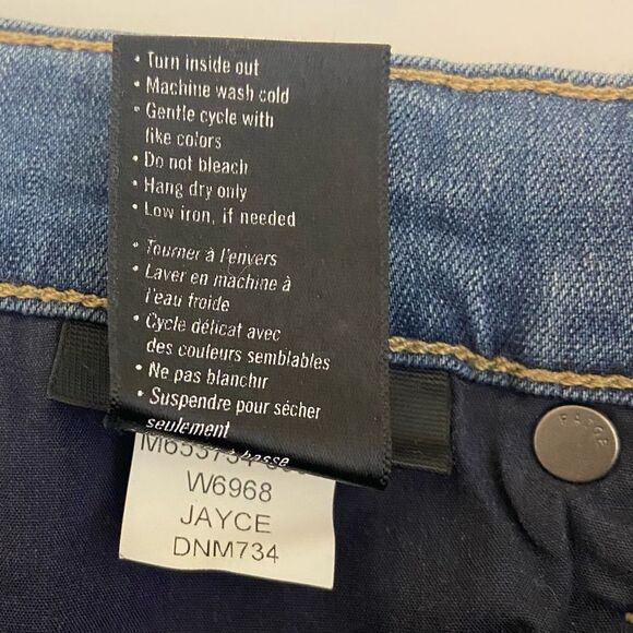 PAIGE Jeans - Medium Wash Mid Rise Slim Fit Lennox Jeans - Women's size 29 - Picture 5 of 7